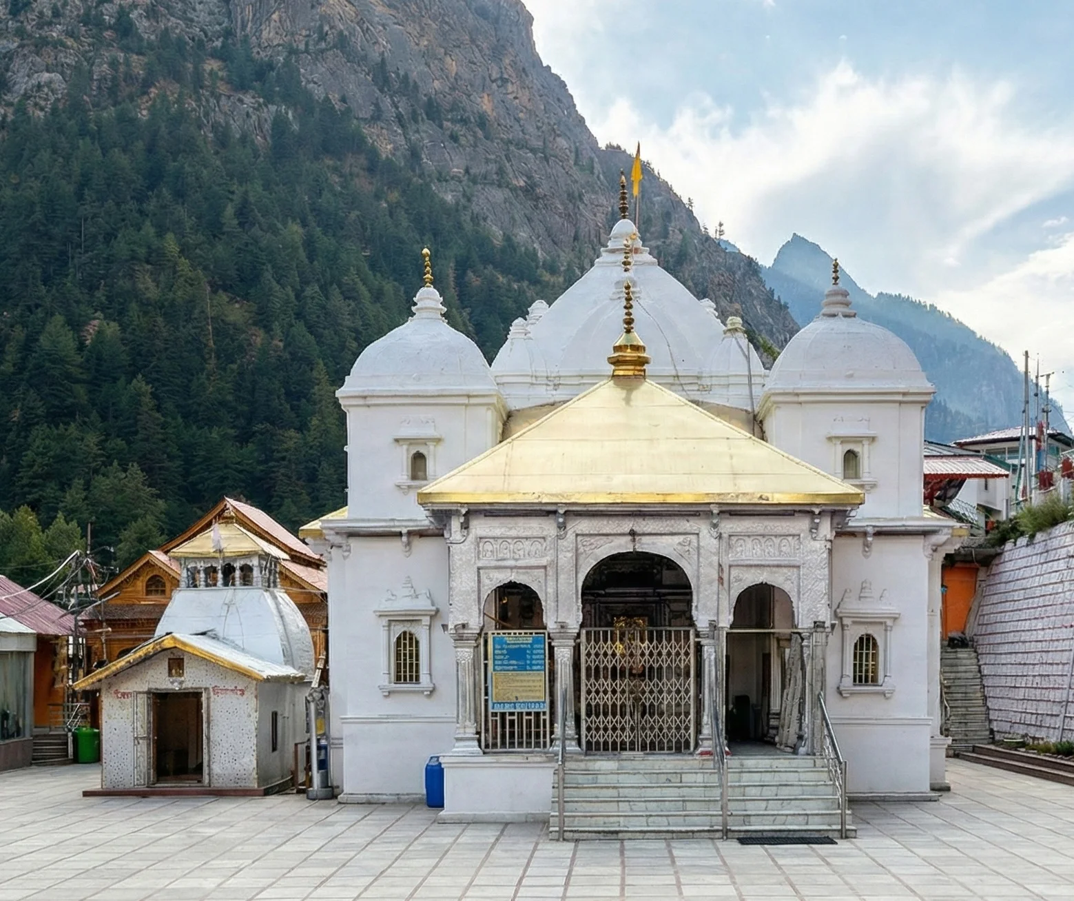 Gangotri Temple, the spiritual source of the sacred River Ganga