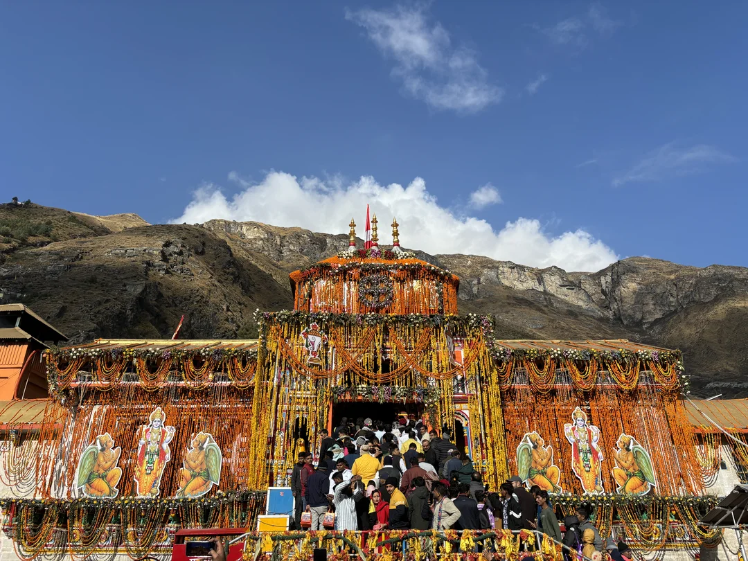 Badrinath Temple at Char Dham Yatra 2026